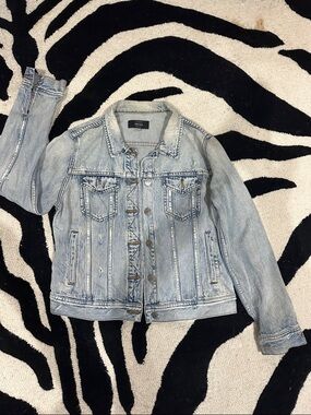 J. Crew Indigo Light Wash Denim Jacket  Size S